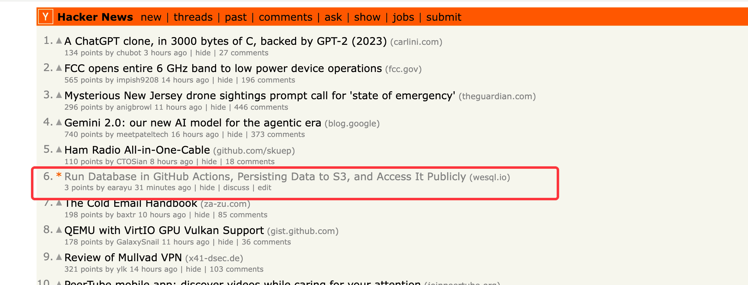 HN Post Example